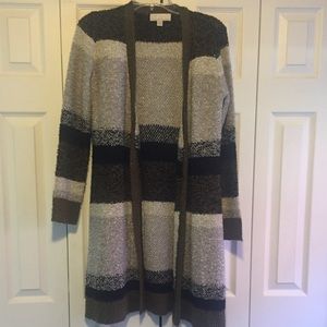 Cardigan duster knit sweater Sz Sm